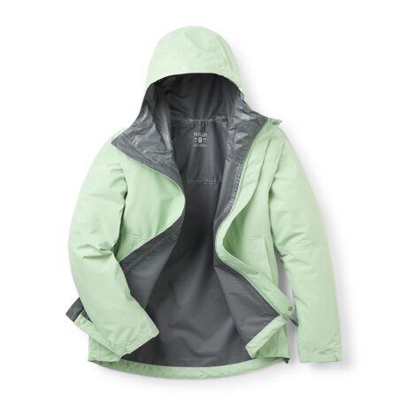 Rab Women's Waterproof Hiking Jacket Downpour Fig Green