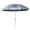 Maui & Sons 220cm Beach Umbrella Grey Blue 1986